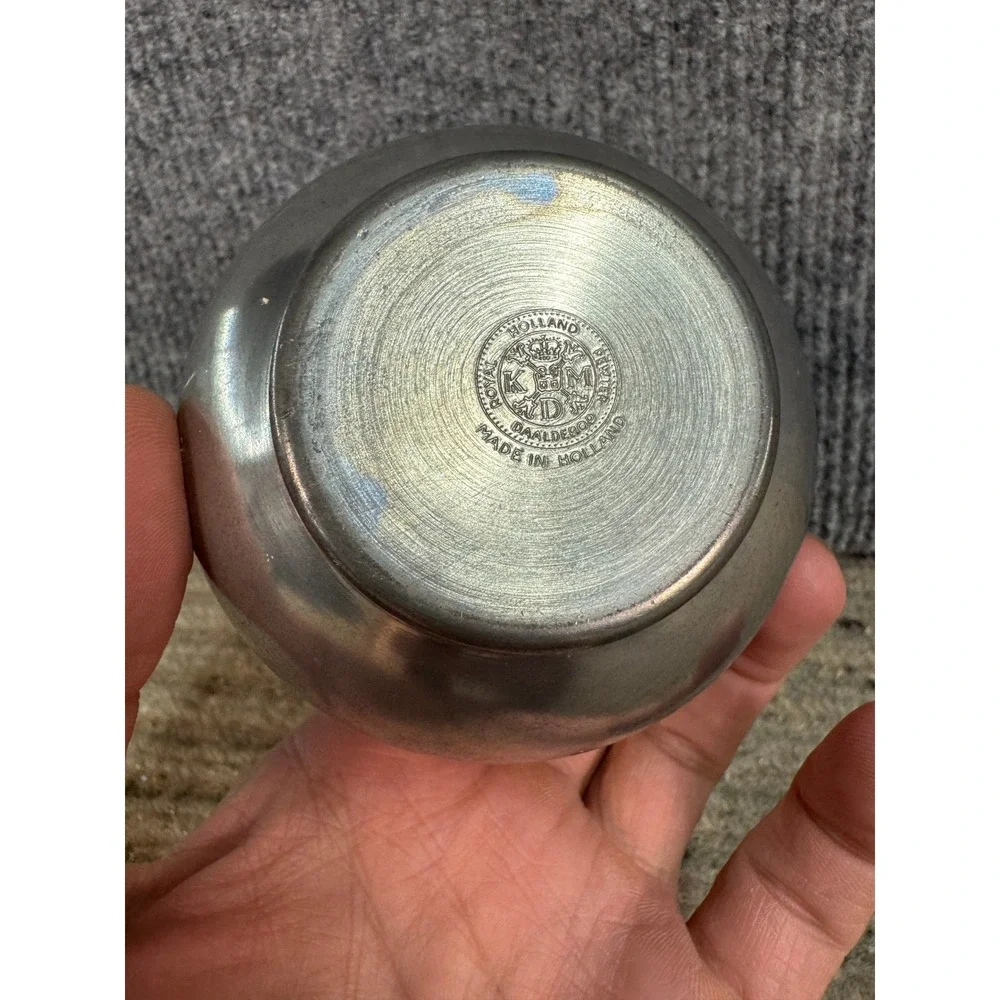 Vintage Royal Holland Pewter Daalderop Bud Vase Made in Holland MCM Decor